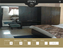 Tablet Screenshot of hotelspringdalhousie.com